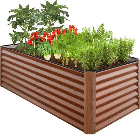 metal planter boxes amazon|decorative metal planter boxes.